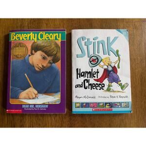 Vintage Beverly Cleary Dear Mr Henshaw & Stink Hamlet and Cheese Book Lot